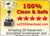 Amazing 3D Aquarium - Animated Screensaver and Wallpaper 2.60 Clean & Safe award